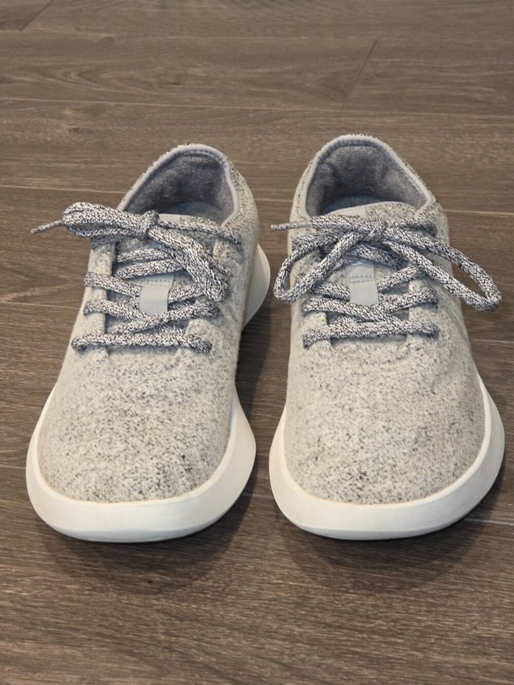allbirds Men's Wool Runner 2 Grey Merino Wool Sneakers 10.5